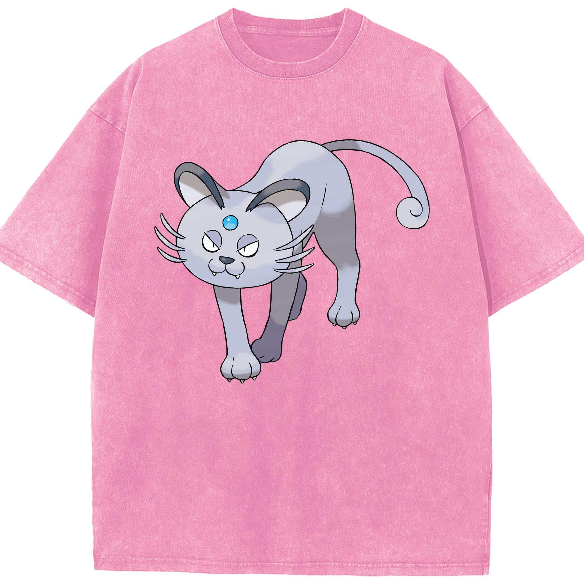 （画像用） ポケットモンスター Pokémon 綿100% ヴィンテージ風 半袖Tシャツ（フロントプリント）